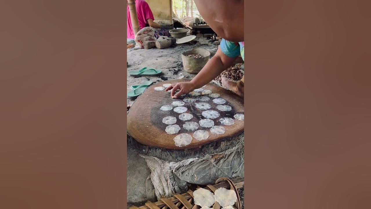 Proses Pembuatan Emping Melinjo Aceh Pidie