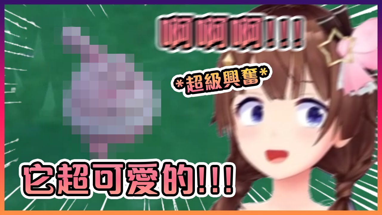 當空媽看到她最愛的Pokemon時興奮到表情都崩潰了www【Hololive中文】【時乃空】