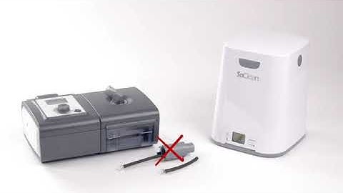 Setting up the SoClean with Respironics System One CPAP Machine