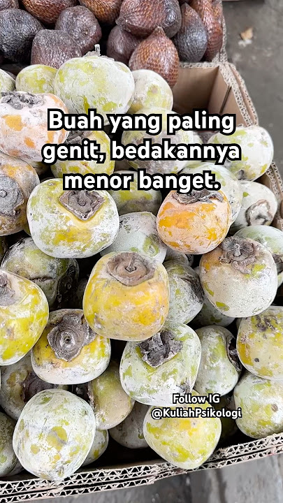 Entah kenapa buah ini suka banget dandan, ngejar deadline kawin yah? Klik ⬇️⬇️