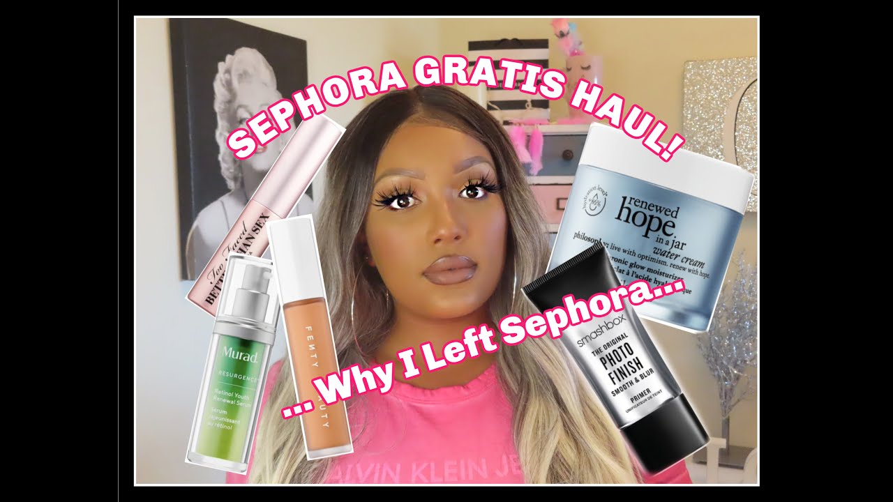 Sephora Gratis Haul! Free Makeup Sephora Employees Get! YouTube
