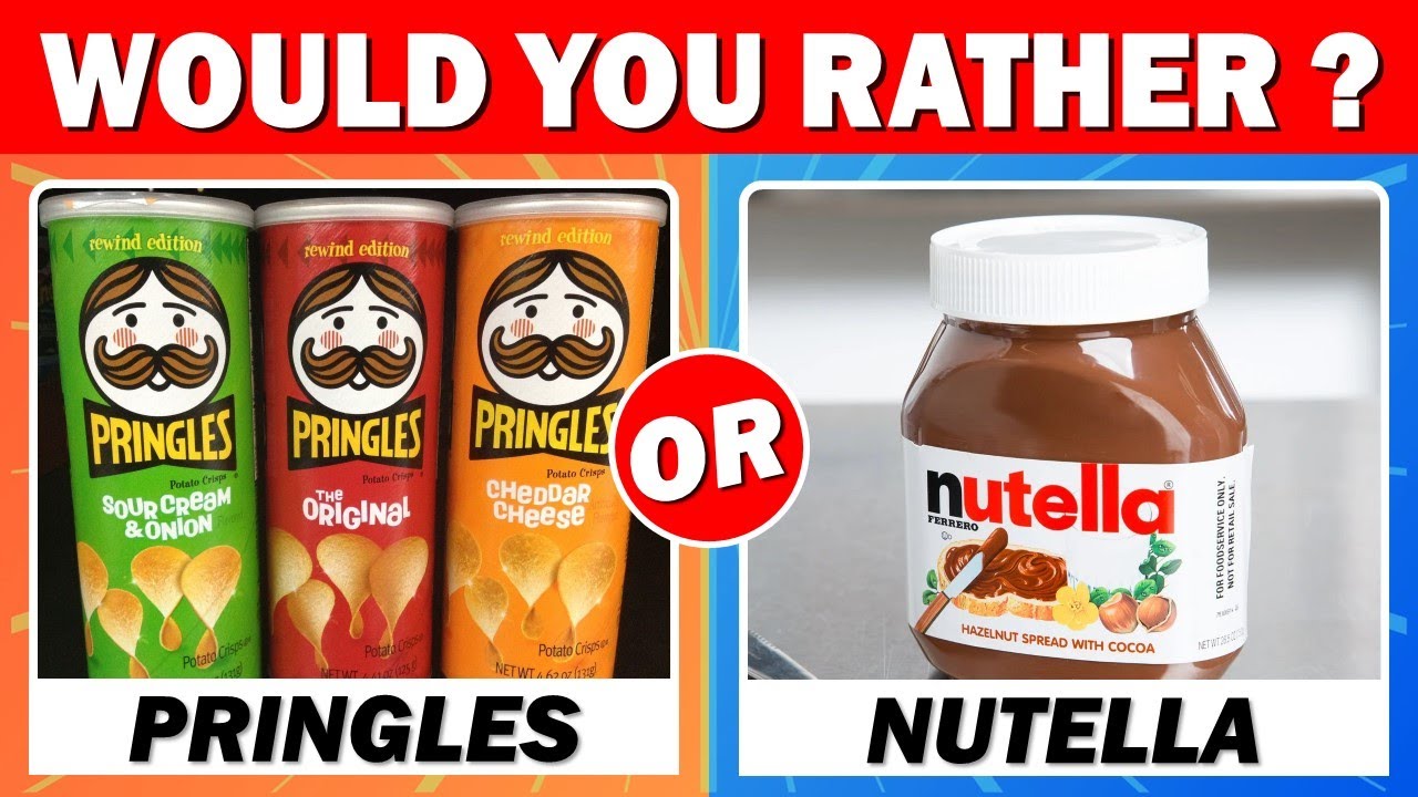 Would You Rather ? Savory Vs Sweet Edition 🍕🍫 YouTube