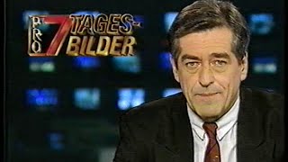 Eine Kurzausgabe Pro 7 - Tagesbilder Nachrichten Mit Jan Fromm 25.12.1991