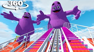 360° VR Grimace Shake 2  - Roller Coaster