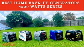 BEST Inverter Generator For Home Backup and Power Outages 4500 Watts Quiet Series Generator Review