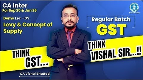 CA I CMA Inter IDT Demo Class 5 I Vishal Bhattad May I June 26 I Sep 26 I Dec 26 I Jan 27 & Onward