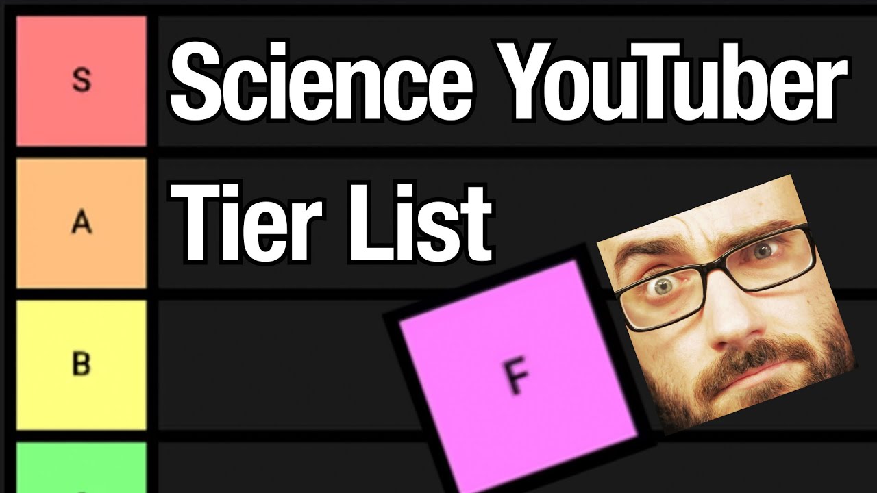 ⁣Official Science YouTuber Tier List