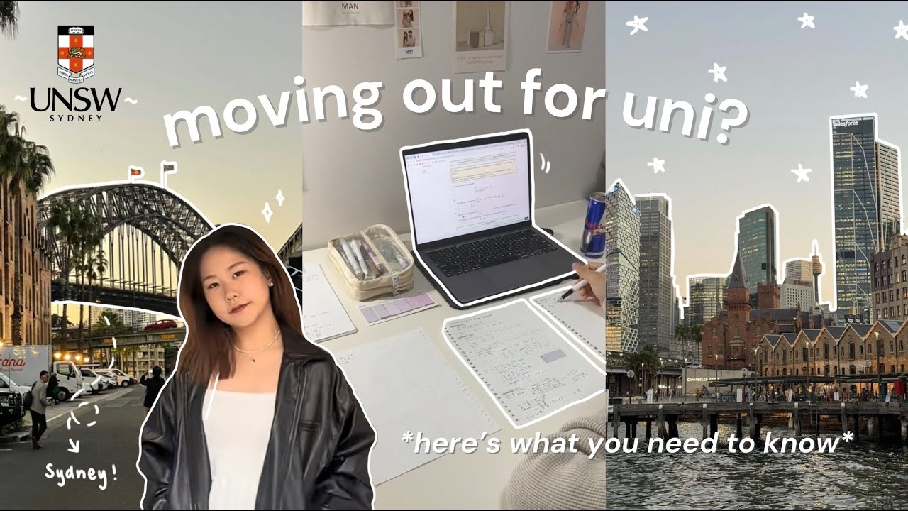 my experience moving to SYDNEY for university 📦: UNSW advice, biggest ...