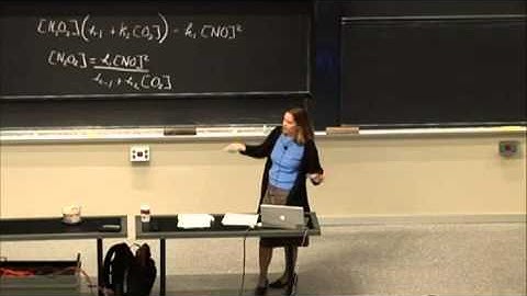 PhyChem Lecture 33 Reaction Mechanism Example