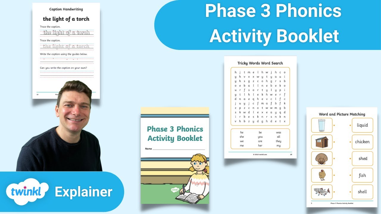 Twinkl KS1 | Phase 3 Phonics Activity Booklet