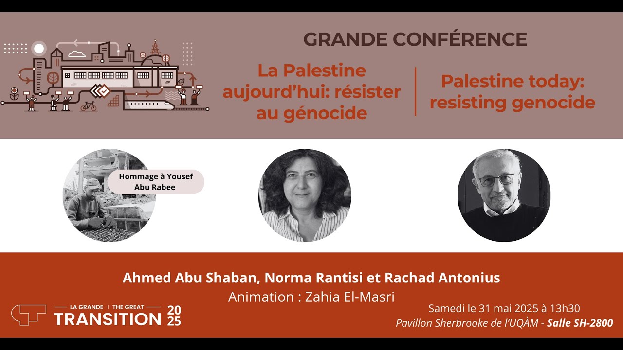 La Palestine aujourd'hui : résister au génocide / Palestine today: resisting genocide