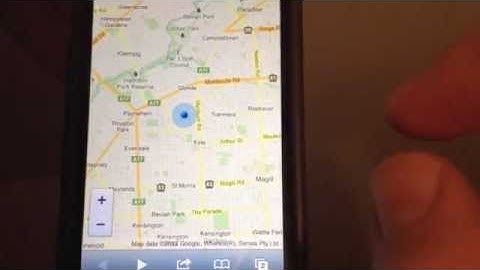 Google Maps Setup and Access - iPhone5 & iOS6 (3 Minute Video)