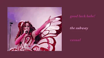 ★ good luck babe blending into the subway which blends into casual ★