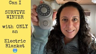 🥶 Can I Survive Winter With Only a 110V Electric Blanket ⁉️