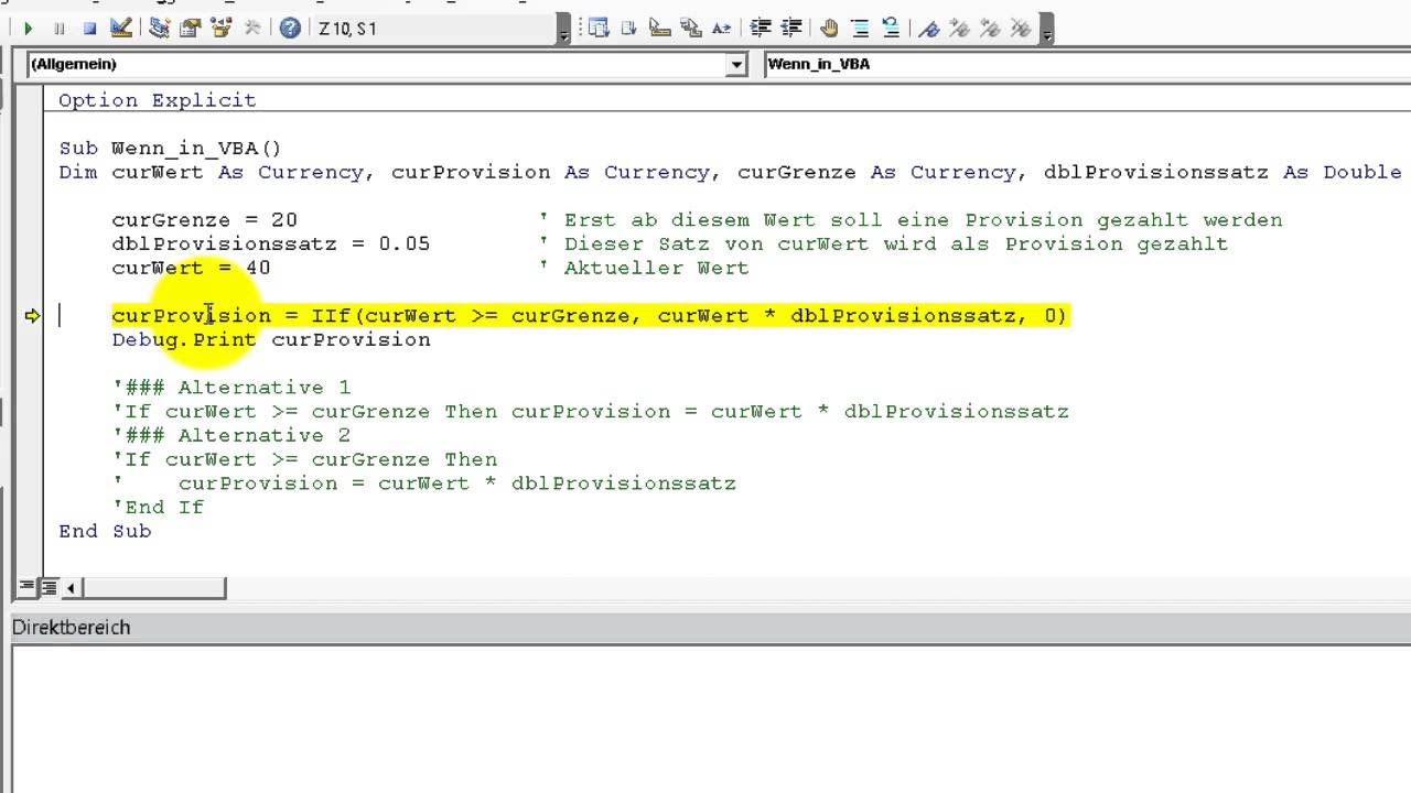 New Excel # 344 - VBA IIF-Funktion - Wenn-Funktion