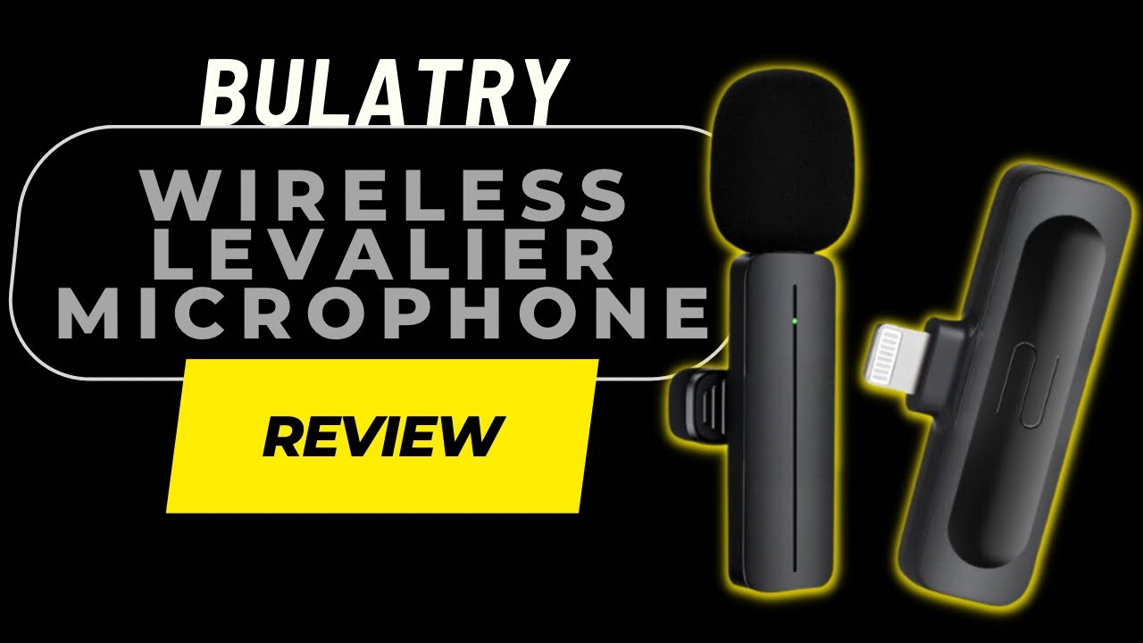 Wireless Lavalier Microphone for iPhone Lapel Microphone Wireless Microphone  Unboxing & instructions 