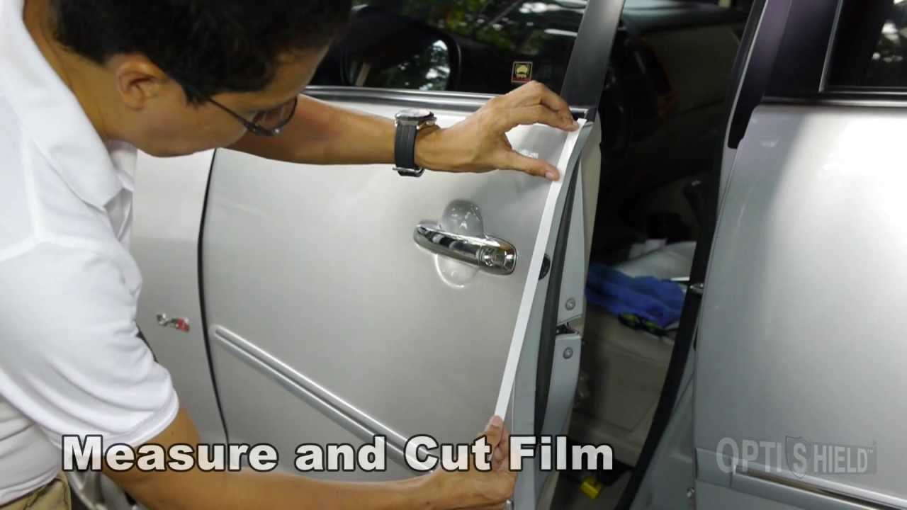 OptiShield Protection Film How to Install on Car's Door Edge YouTube