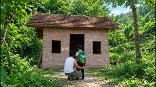 Cast out by their own relatives, the father and child built a new home with their own hands.
