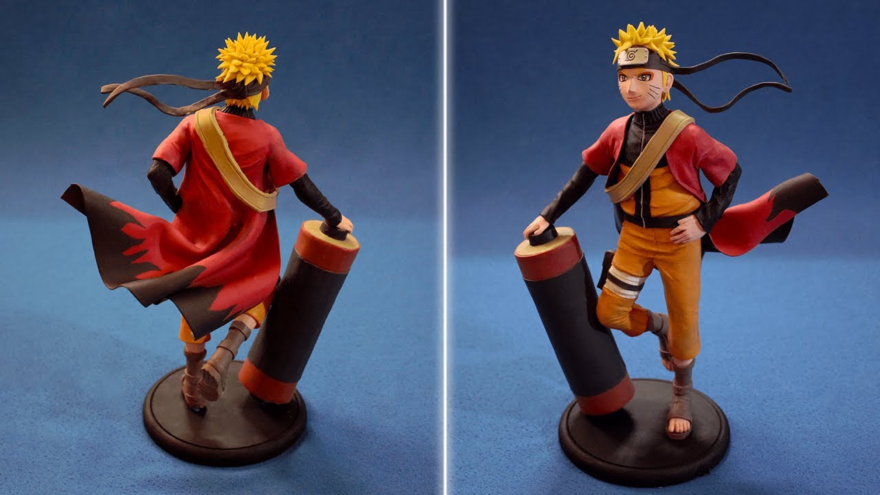 Esculpiendo a Naruto Modo Sabio