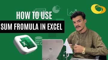 How to use Sum formula in Excel in Urdu - Class No 02    //SAT Academy