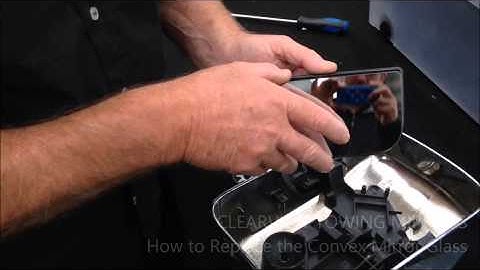 How to replace the Convex Mirror Glass on Clearview Towing Mirrors