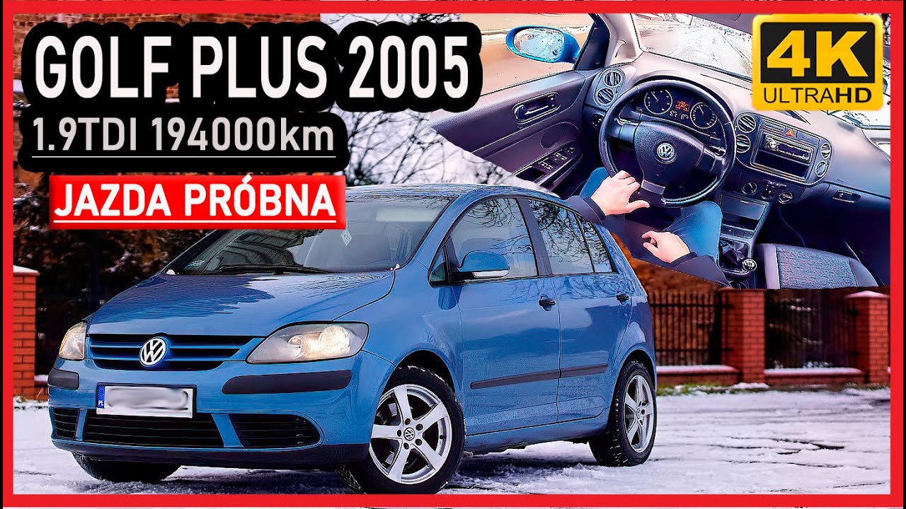 Sydamerika indtil nu Forbedre VW GOLF PLUS 1.9TDI 2005 194000km JAZDA PRÓBNA - YouTube