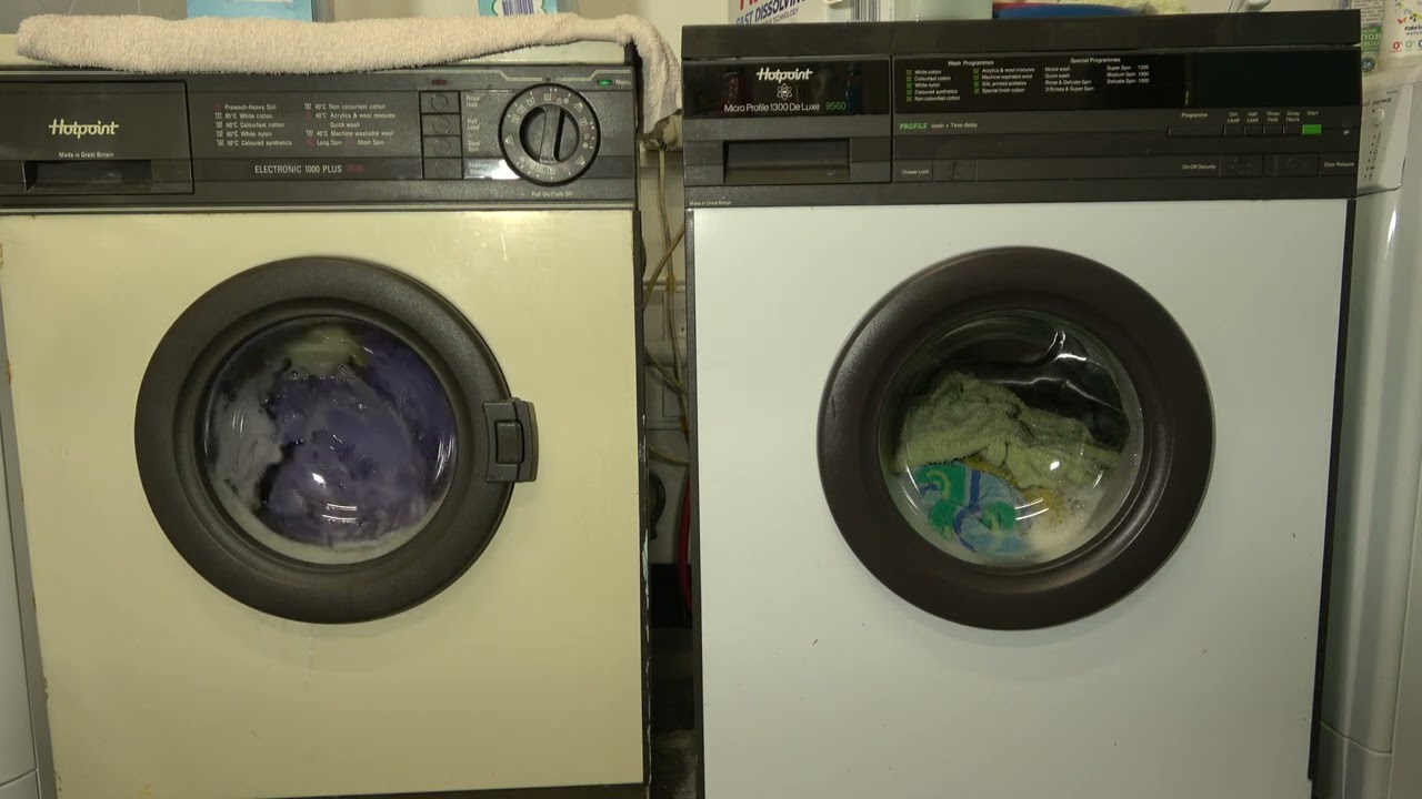 Wash Race - Hotpoint 9534 vs 9560 / Cotton 90'c + pre wash