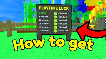 HOW TO GET PLAYTIME LUCK (Grow A Garden)