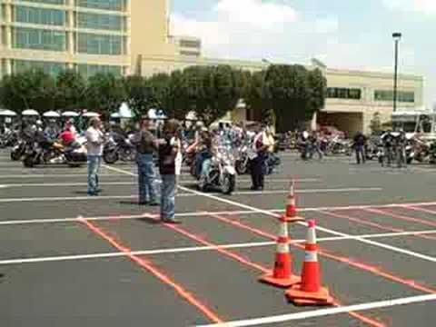 Ring Drop Ok HOG Rally co-winners Pam Redfern & Ma...