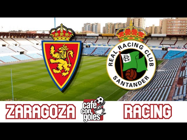 Zaragoza contra racing de santander