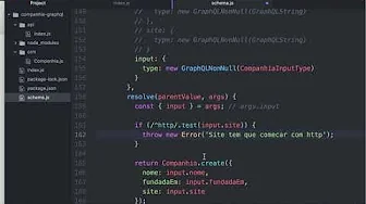 cursos/000f-intro-graphql-com-express: Validação de Campo no Resolve da Mutation do GraphQL (Aula Tutorial)