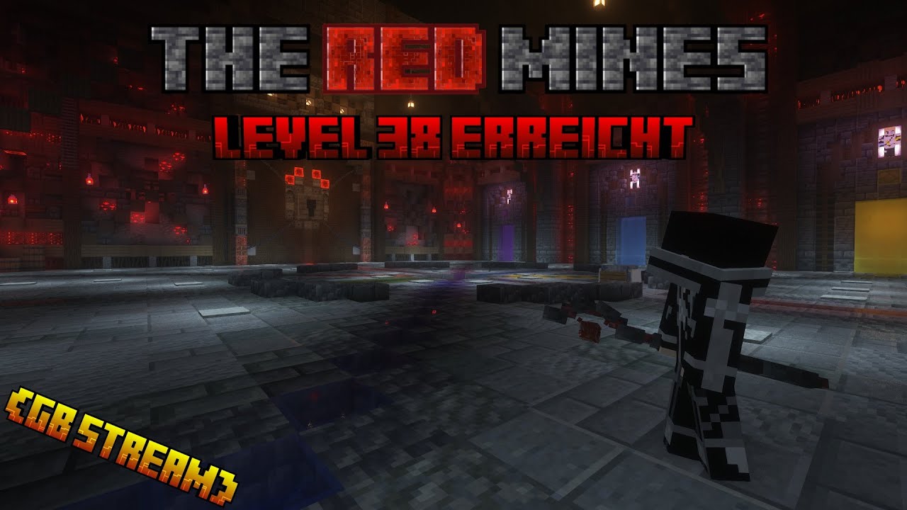 Minecraft: The Red Mines Map 🎂(Geburtstag Stream Level 38 erreicht)🎂 ...