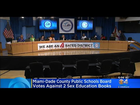 Miami-Dade School Board Votes Against Two Sex Ed Textbooks