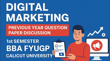 DIGITAL MARKETING FOR BUSINESS| PREVIOUS YEAR QUESTION PAPER DISCUSSION| 1 SEMESTER BBA FYUGPCU 