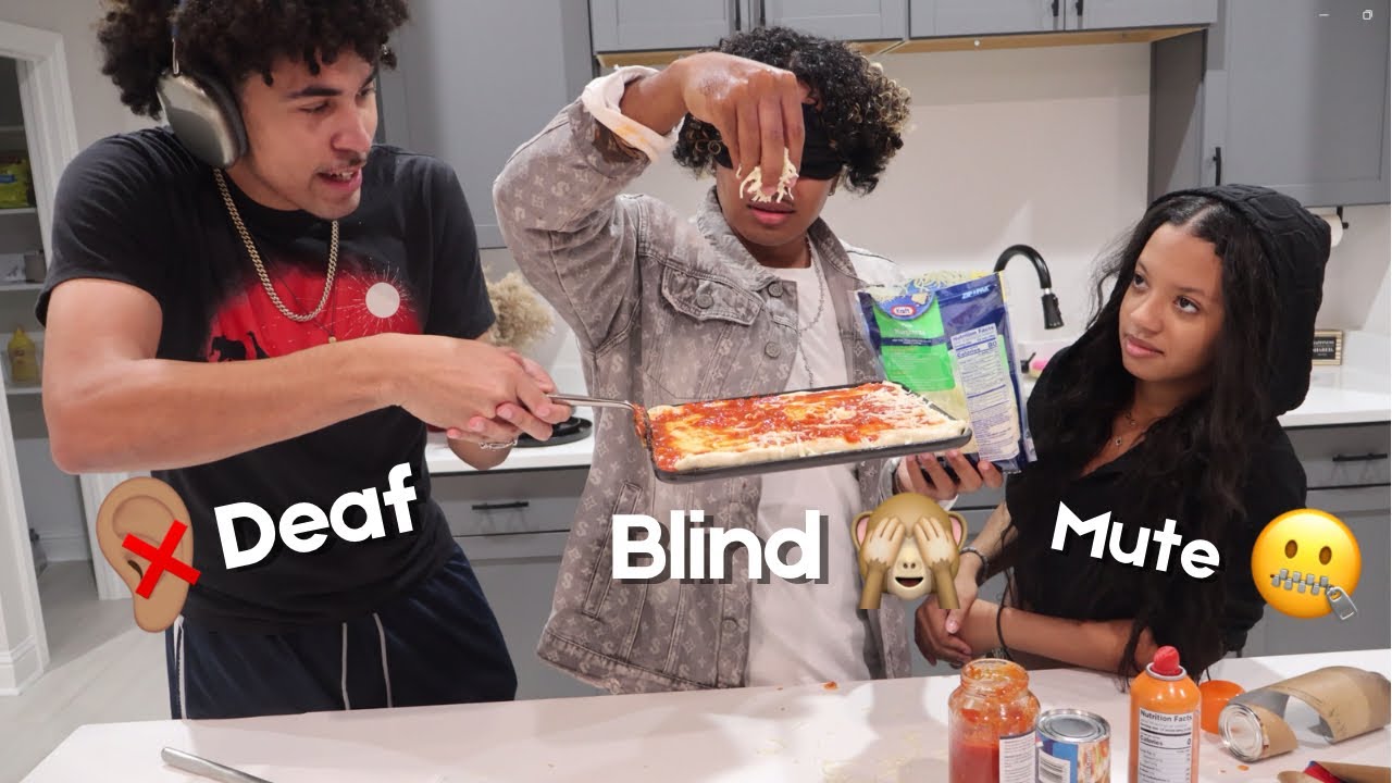 Deaf Blind Mute Cooking Challenge
