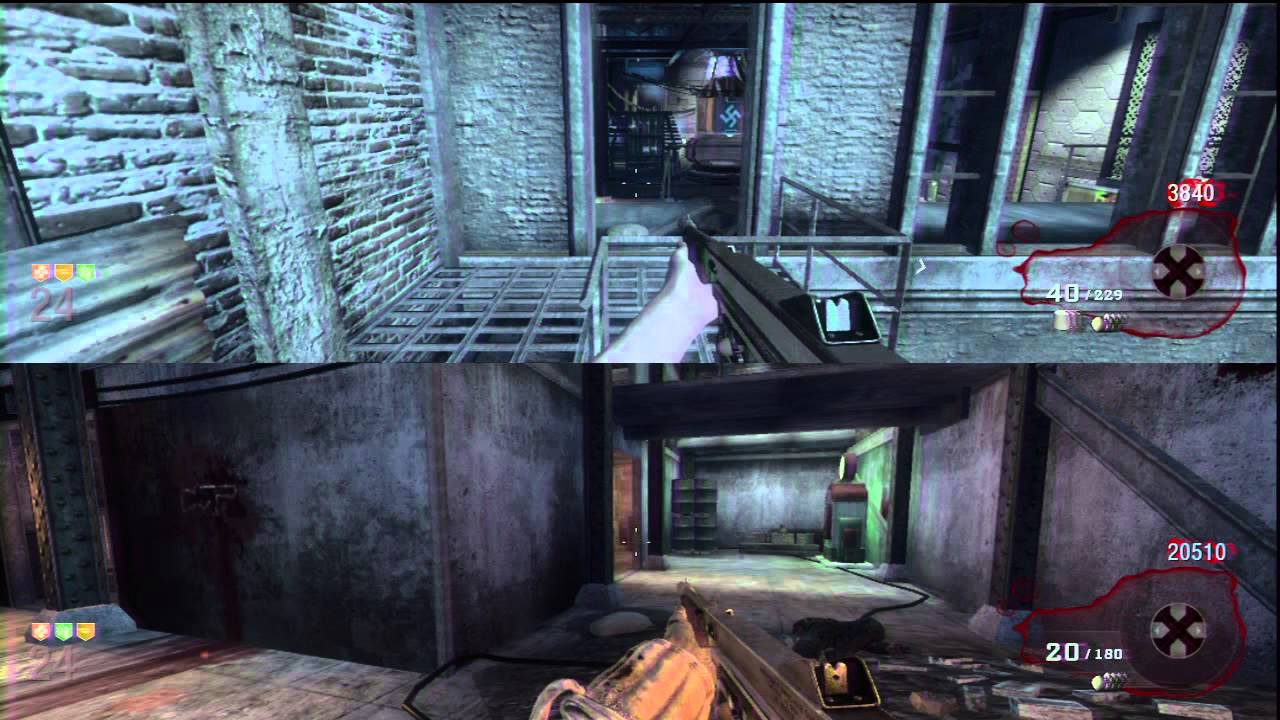 Black Ops Zombies Der Riese Split Screen Round 28! YouTube