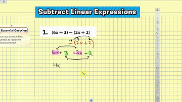 Subtract Linear Expressions A