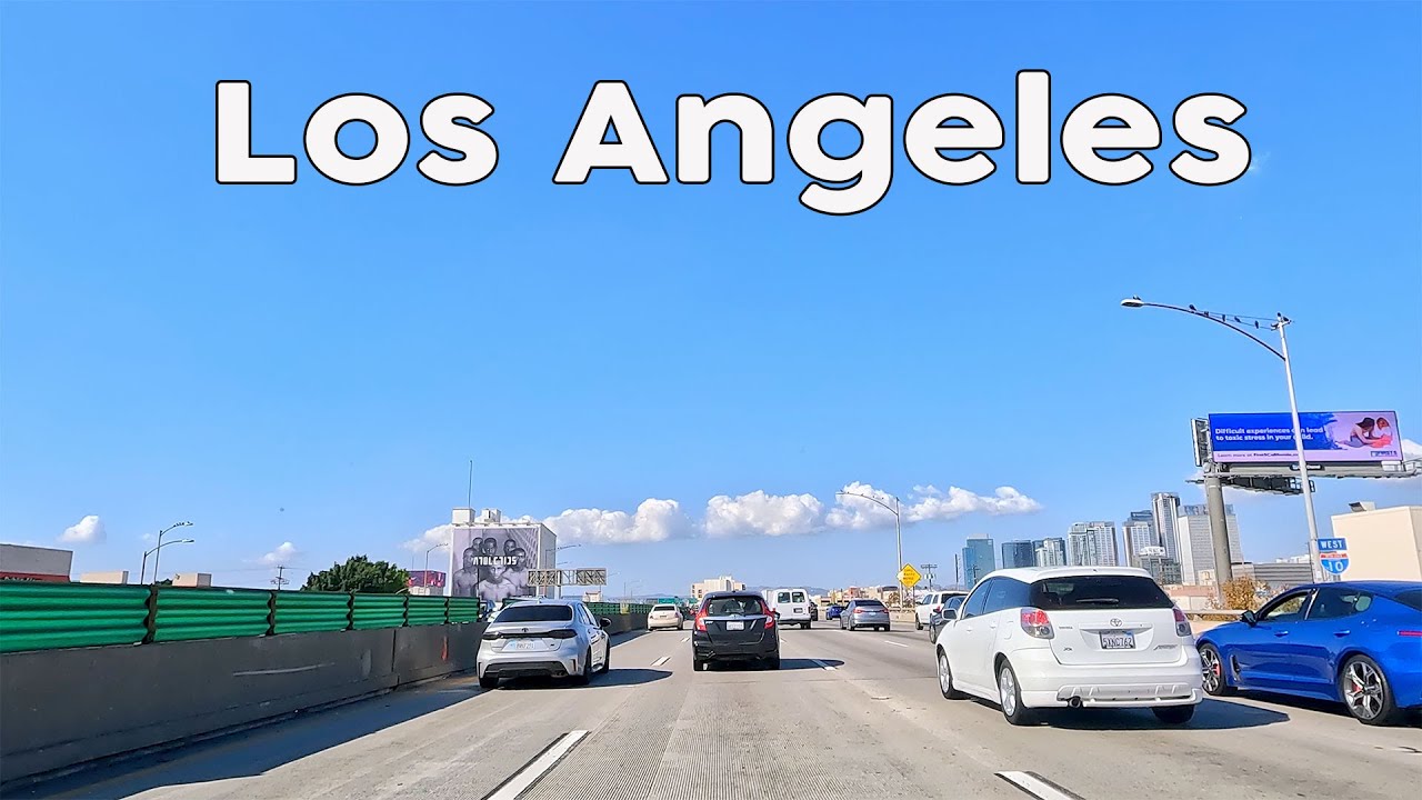 Freeway Tour Virtual Driving Tour of the Iconic I-10 West Freeway in Los Angeles ...