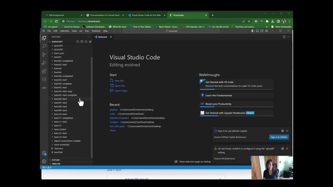 Installing and setting up visual studio code - YouTube