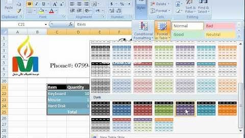Microsoft Excel 2007 --Data Tab Tutorial In Dari Part3