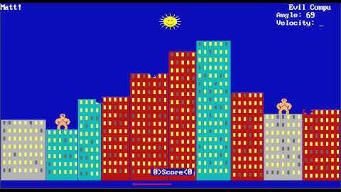 QBASIC Gorillas