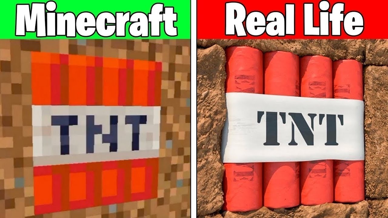 Real Life vs Minecraft | Realistic Minecraft, Water, Lava, Slime, Fire, Villager #866