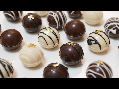 【バレンタインデー】簡単トリュフチョコ How to make easy truffle chocolate