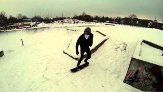tnofilms - FIRST TIME with new Ambition snowskate at the skatepark