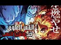 قاتل الشياطين Demon Slayer قتال رينغوكو ضد اكازا القمر العلوي الثالث 