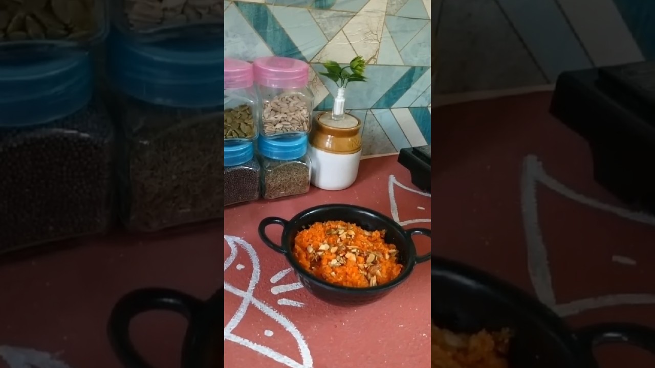 Simple Carrot Halwa🧡| Vika Cooks 