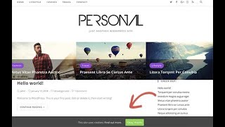 How to add cookie notice bar to wordpress website or Blog
