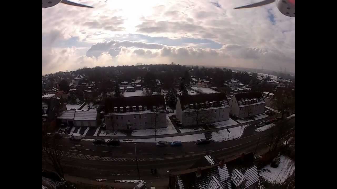 Flug über Herten Langenbochum mit Blick auf S & E mit Quadcopter