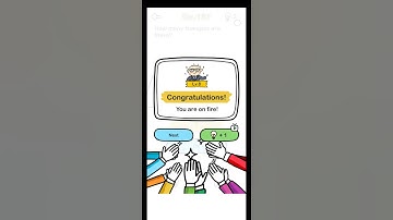 Brain Out Level 137 How many triangles are there? Answers