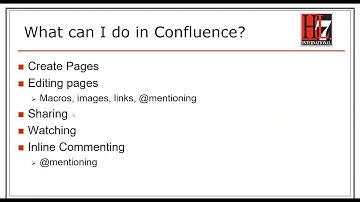 What can I do in Confluence?